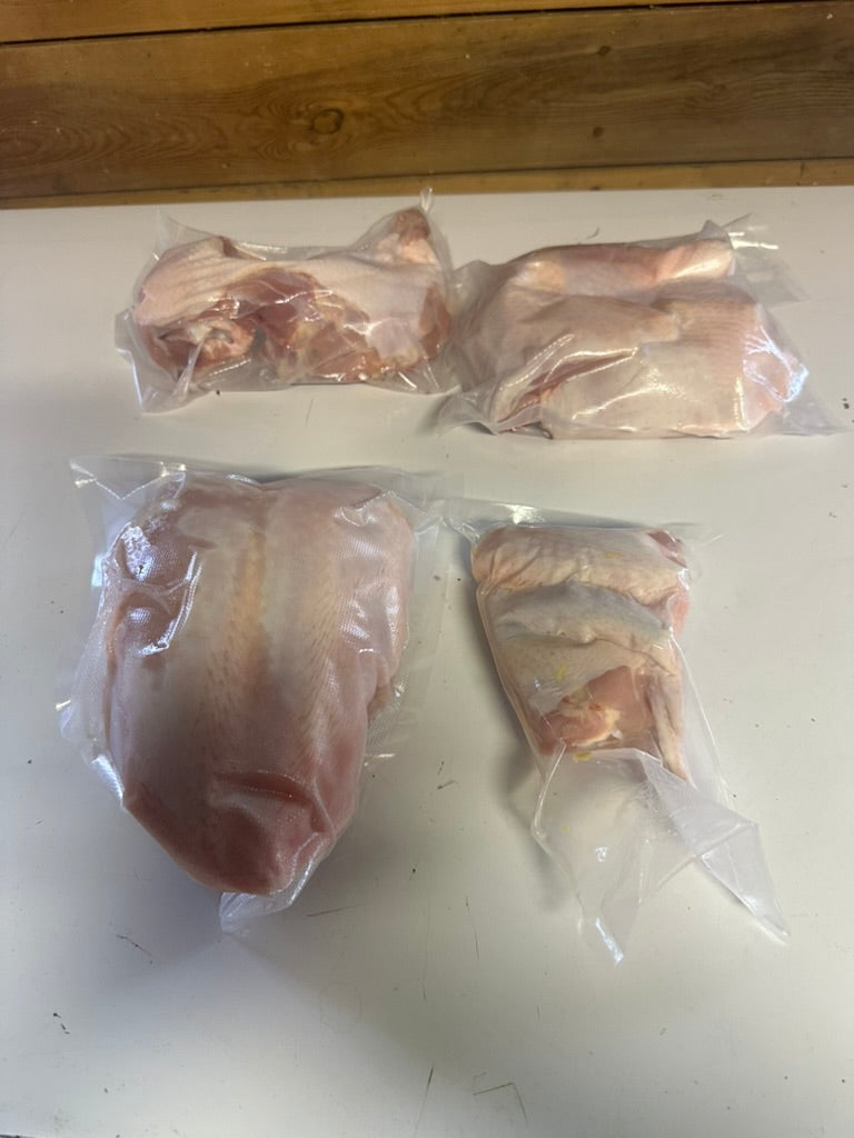 Poulet en quartiers